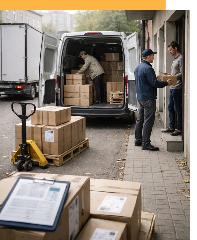 Доставка грузов от двери до двери с таможней от 45725 руб.