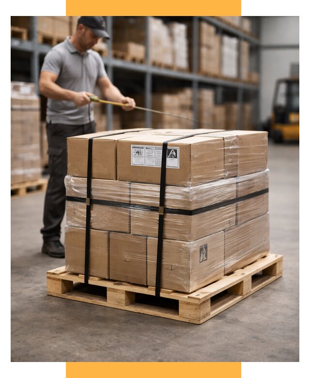 Упаковка и паллетирование грузов от 3556 р. | СетСервис-Мнс