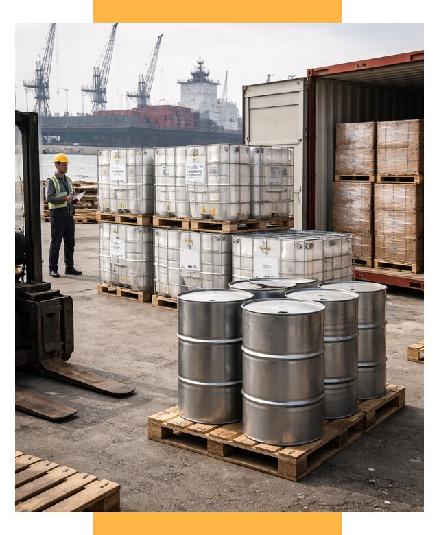 Доставка химического сырья из Индии от 254025 р. | СетСервис-Мнс