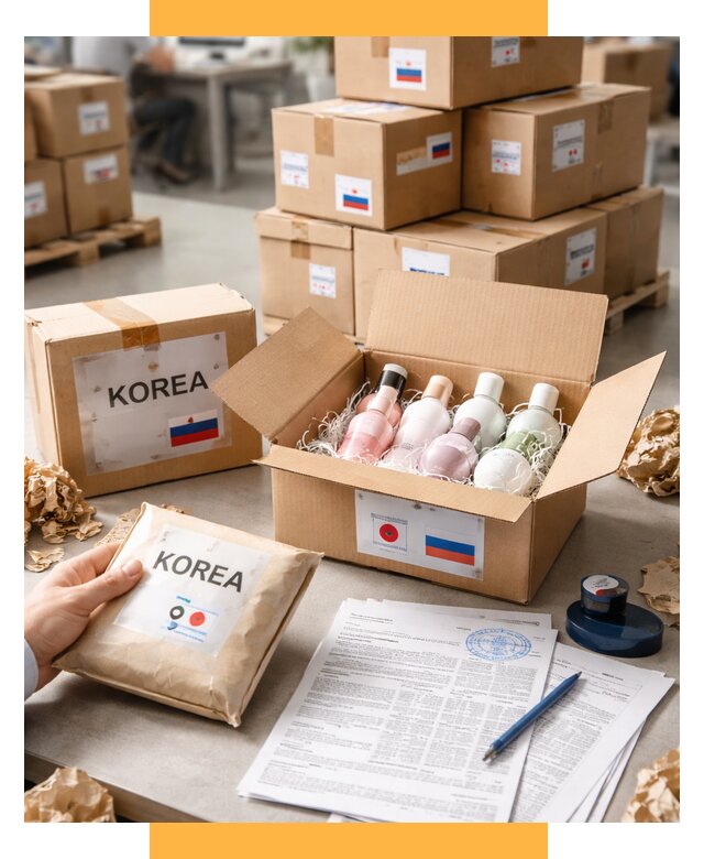 Доставка косметики из Кореи от 8637 р. под ключ | СетСервис-Мнс