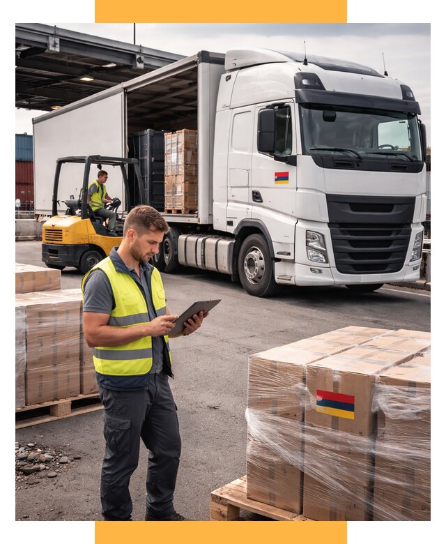 Автоперевозки из Армении от 96530 р. — услуги СетСервис-Мнс