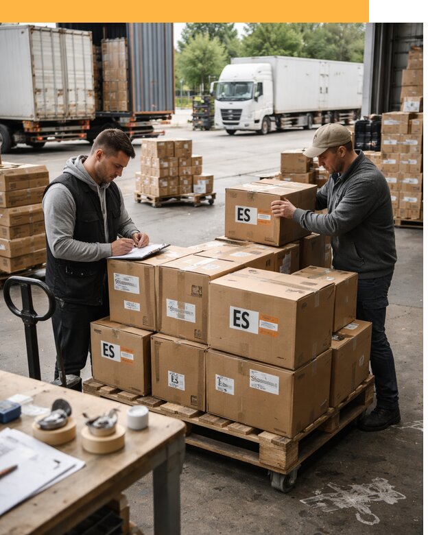 Доставка грузов в Испанию автотранспортом от 35564 руб