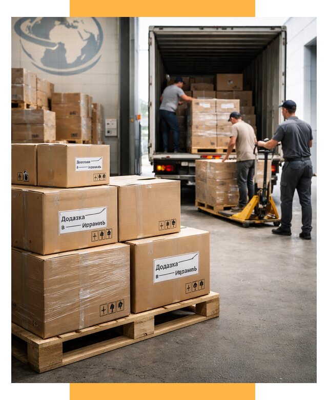 Доставка грузов в Израиль и экспорт от 45725 р. СетСервис-Мнс