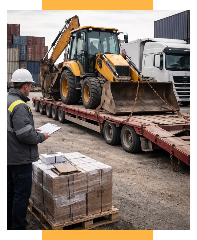 Международная перевозка спецтехники от 45725 р., СетСервис-Мнс