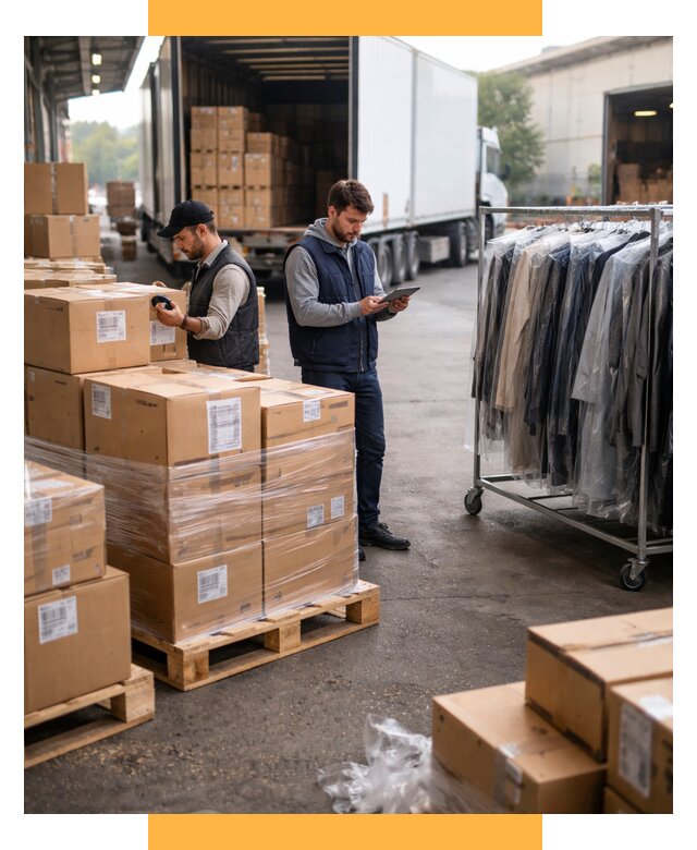 Перевозка и доставка одежды из Китая от 7621 р., СетСервис-Мнс