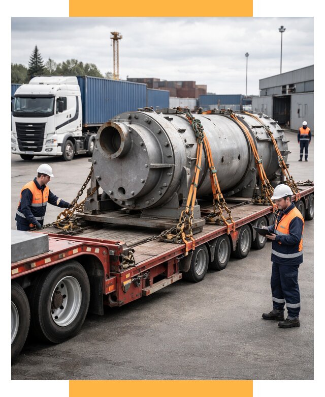 Перевозка тяжеловесных грузов под ключ от 152415 р. | СетСервис-Мнс