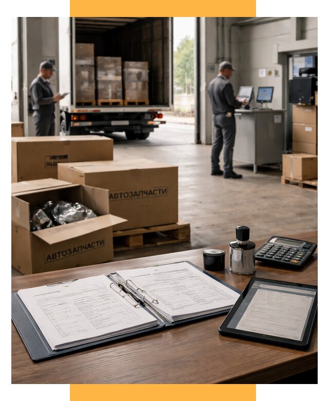 Таможенное оформление автозапчастей под ключ от 8637 р., СетСервис-Мнс