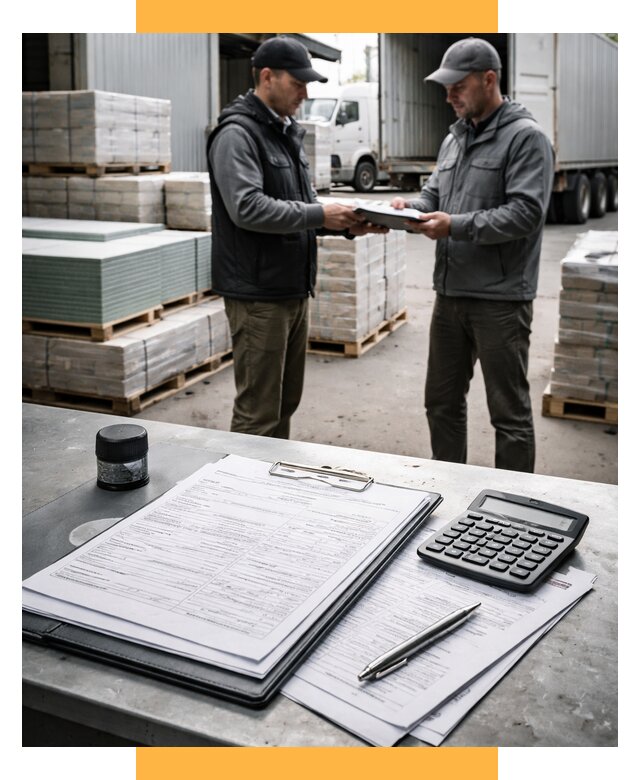 Таможенное оформление стройматериалов от 8637 р. | СетСервис-Мнс